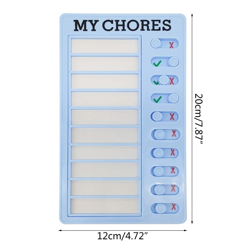 Chores Checklisten-Board, tragbares Checklisten-Board für Wohnmobile, praktisch, verstellbar, abnehmbar, Checklisten-Board