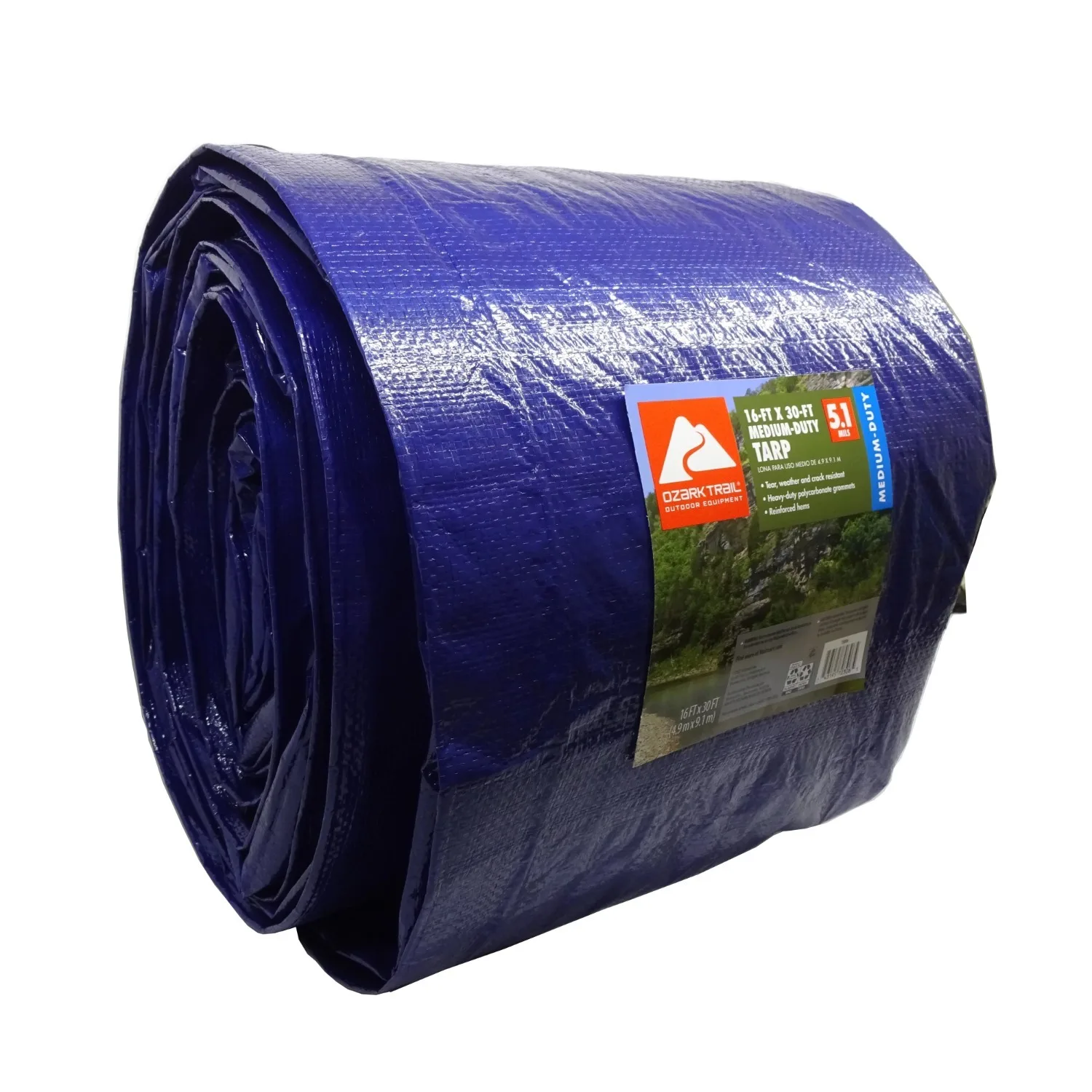 

Medium-Duty Tarp, 16' x 30', Material PE