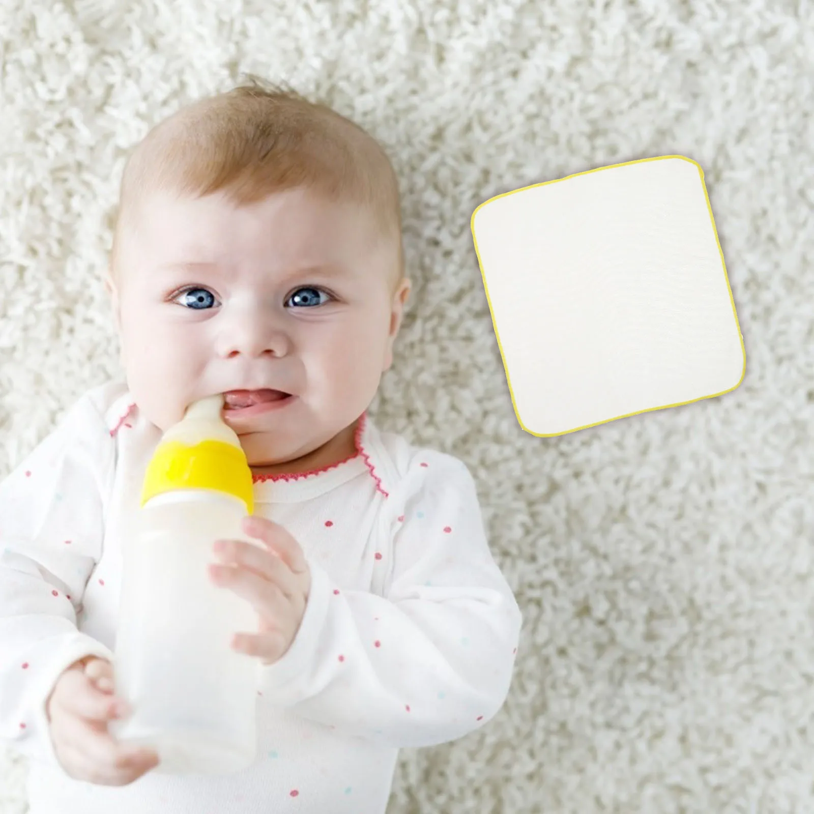 

9pcs Baby Burp Cloths Cotton Newborn Burping Towels Drool Bibs Washable Reusable Multi Layered Safe Kids Friendly