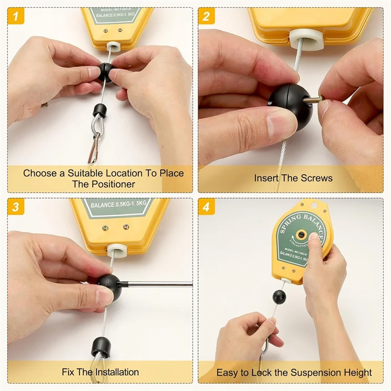 

ABKP-Retractable Spring Balancer Adjustable Cable Retractor Adjustable Cable Retractor