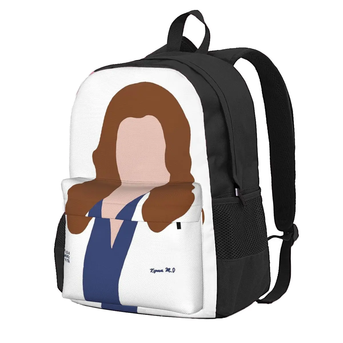 

April Kepner Student Backpack School Bag Hiking Travel Daypack for Men Women Fashion Bookbag Shoulder Bags