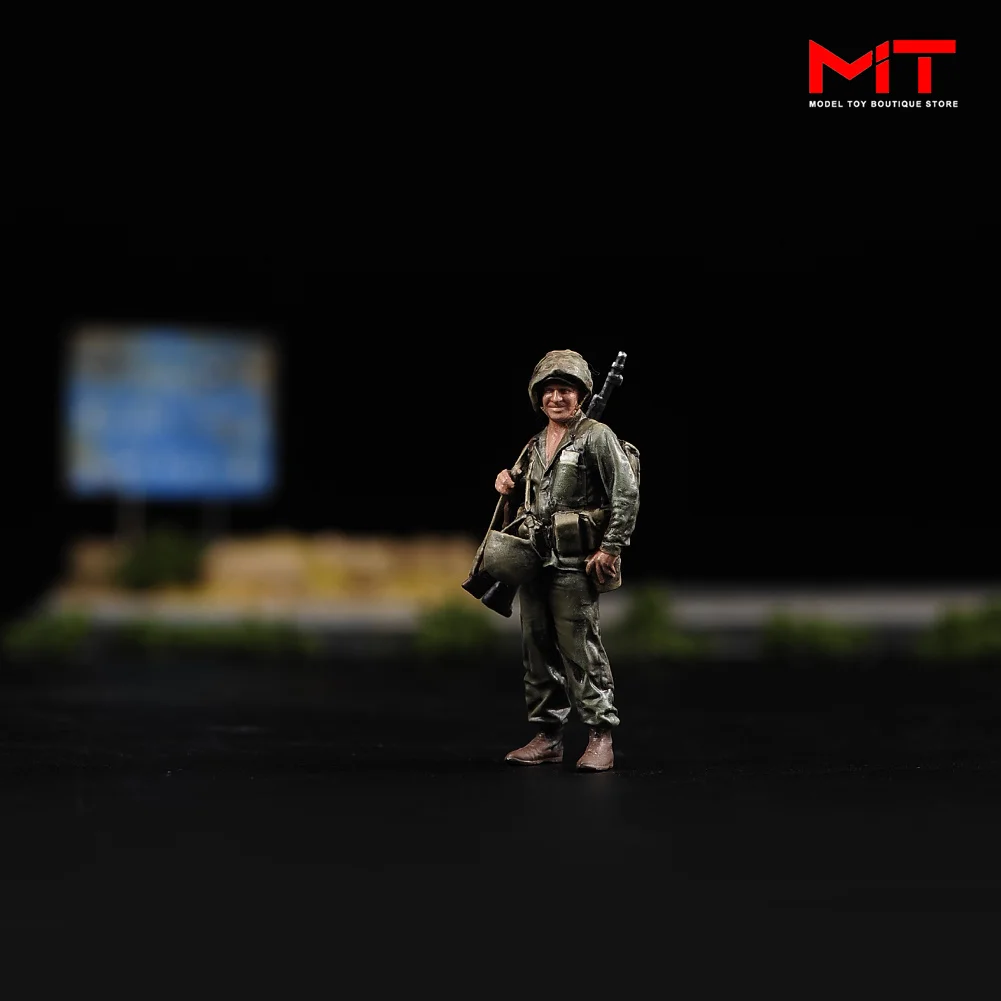 ANT Miniature Handmade 1/72 1/35 US Corps Soldier Painted Diorama Figure DIY Creative Photography For Car Model Matching