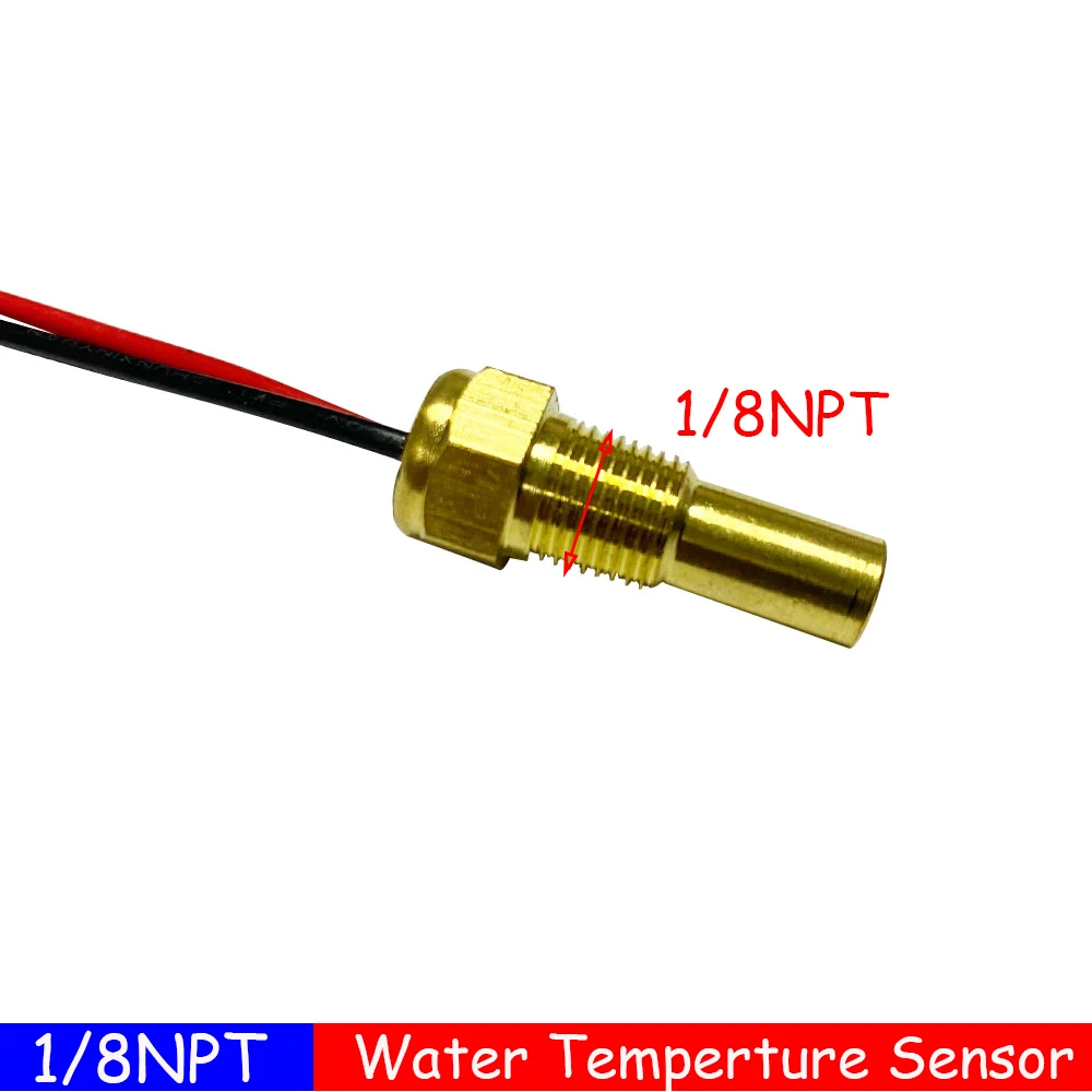 Yctze Jauge Température Eau Refroidissement 52mm 24V - Cadran Blanc Pour Bateau Et Voiture EU