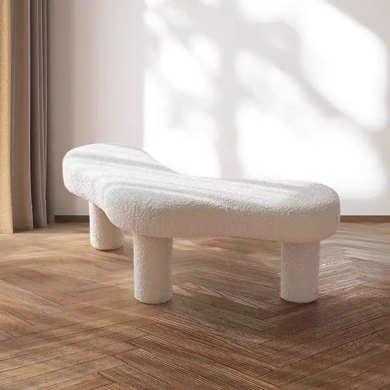 

Диван «Чужой», диван для магазина одежды, изогнутый угловой тканевый диван, легкий роскошный треугольный табурет для творческой личности, табурет для смены обуви