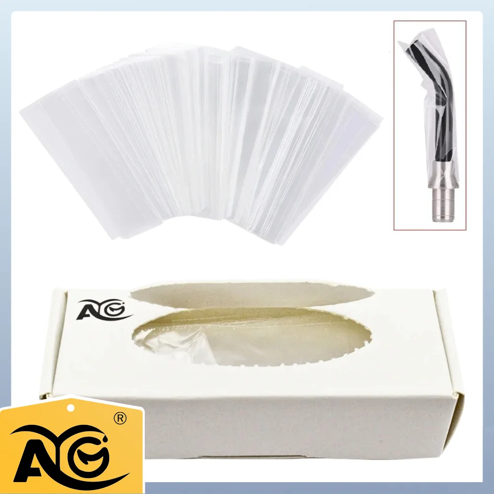 200pcs/Box AG Dental Material Disposable Light Curing Head Protective Cover Light Guide Light Stick Sleeve