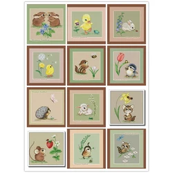 12452 Cross Stitch Kits Embroidery Cross-stitch Stich Diy Cross Stitch Set Cross Stitch Complete Kit Punch Needle Arts & Craft