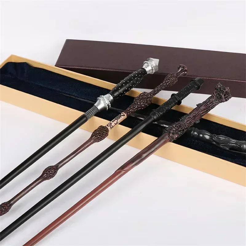 Neuer Anime-Cosplay-Metallstab, magischer Zauberstab, Harri-Dekoration, Spielzeugzubehör für Bacchetta Di, Plastik-Zauberstab. – Detail 2