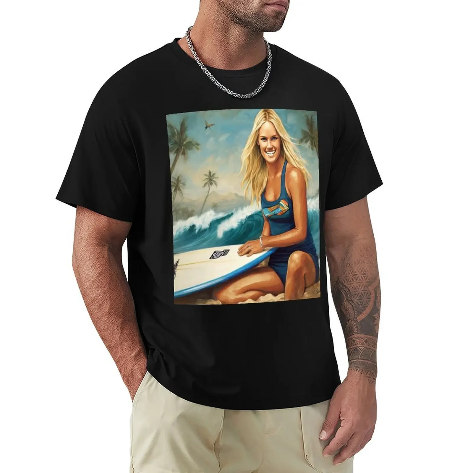 

Bethany Hamilton Surf Inspiring Mastery of the Waves T-Shirt cute clothes plus sizes customs mens graphic t-shirts pack fashion