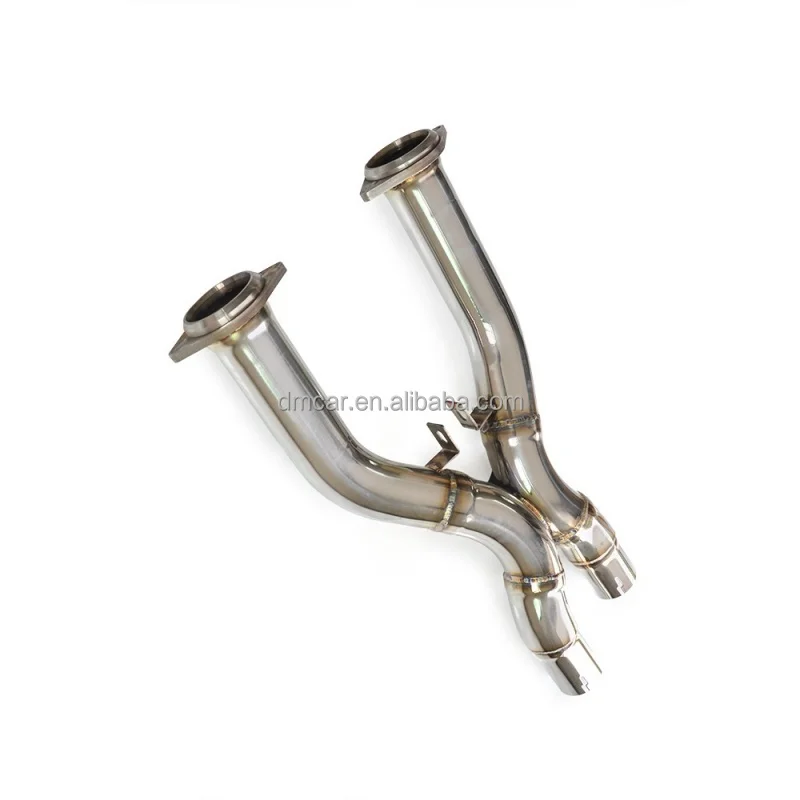 Stainless Steel Catback Exhaust Pipe Suitable for Ferrari 599 V12 6.0L X-tube Exhaust Car Exhaust Pipe