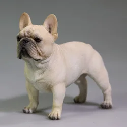 Lifelike French Bulldog Model Figurine Simulation French Bulldogs Pet Dog Home Resin Small Decoration