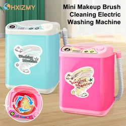 Mini Powder Puff Child Sponge Electric Washing Plastic Makeup Tools Cleaning Machine Cleanser Dry And Wet Dual Use Powder