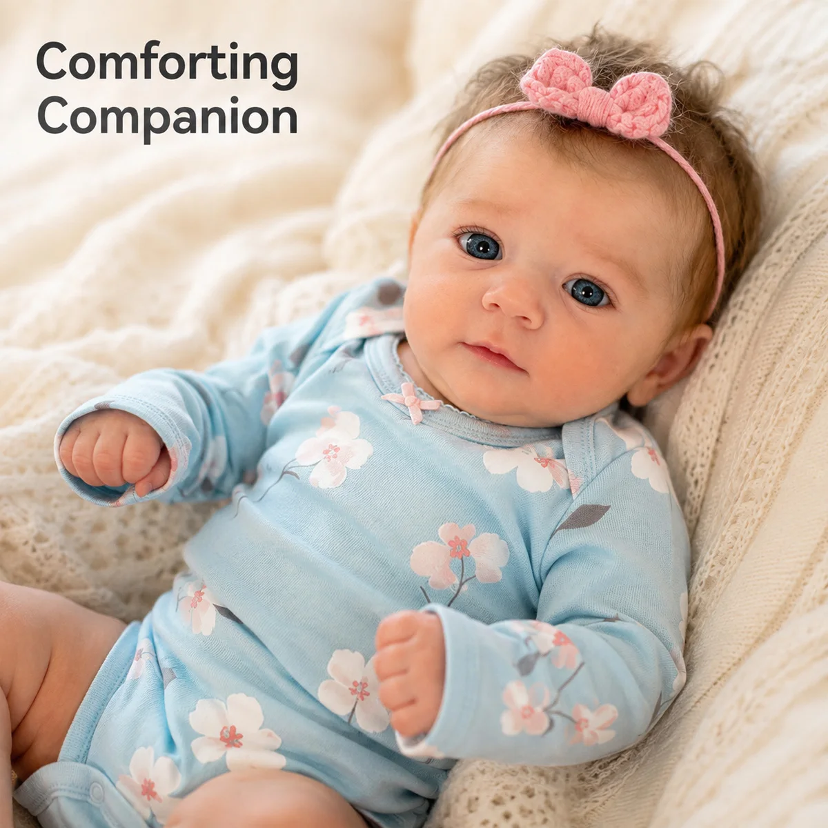 48CM Reborn Baby Doll Cute Lifelike Companion Handmade Playmate Toy Perfect Christmas Gift For Children Creative Role Playing