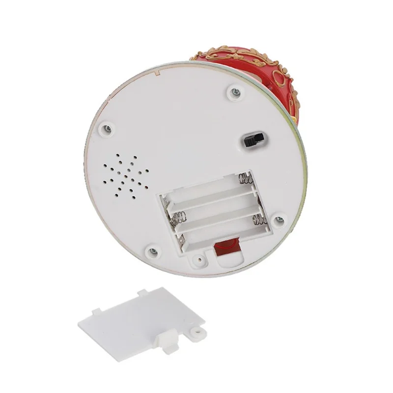 Kerst Mini Muziekdoos Lichtgevende Muziek Carrousel Reuzenrad Geanimeerd Kerstcadeau Romantische Desktop Decoratie