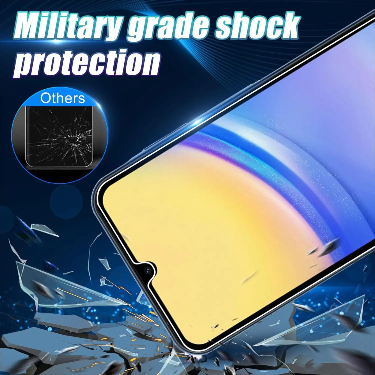 For Samsung Galaxy A15 A15 5G high-definition tempered film HD+ high-quality tempered glass phone screen protector glass film