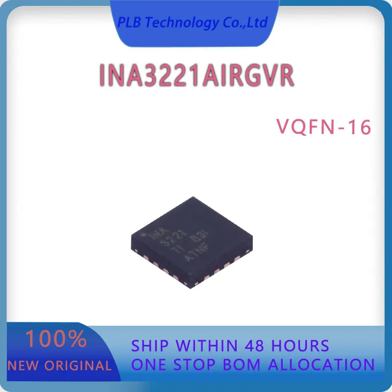 Original INA3221 Integrated Circuit INA3221AIRGVR VQFN-16 Electronic Digital Power Monitors Stock IC Chip New