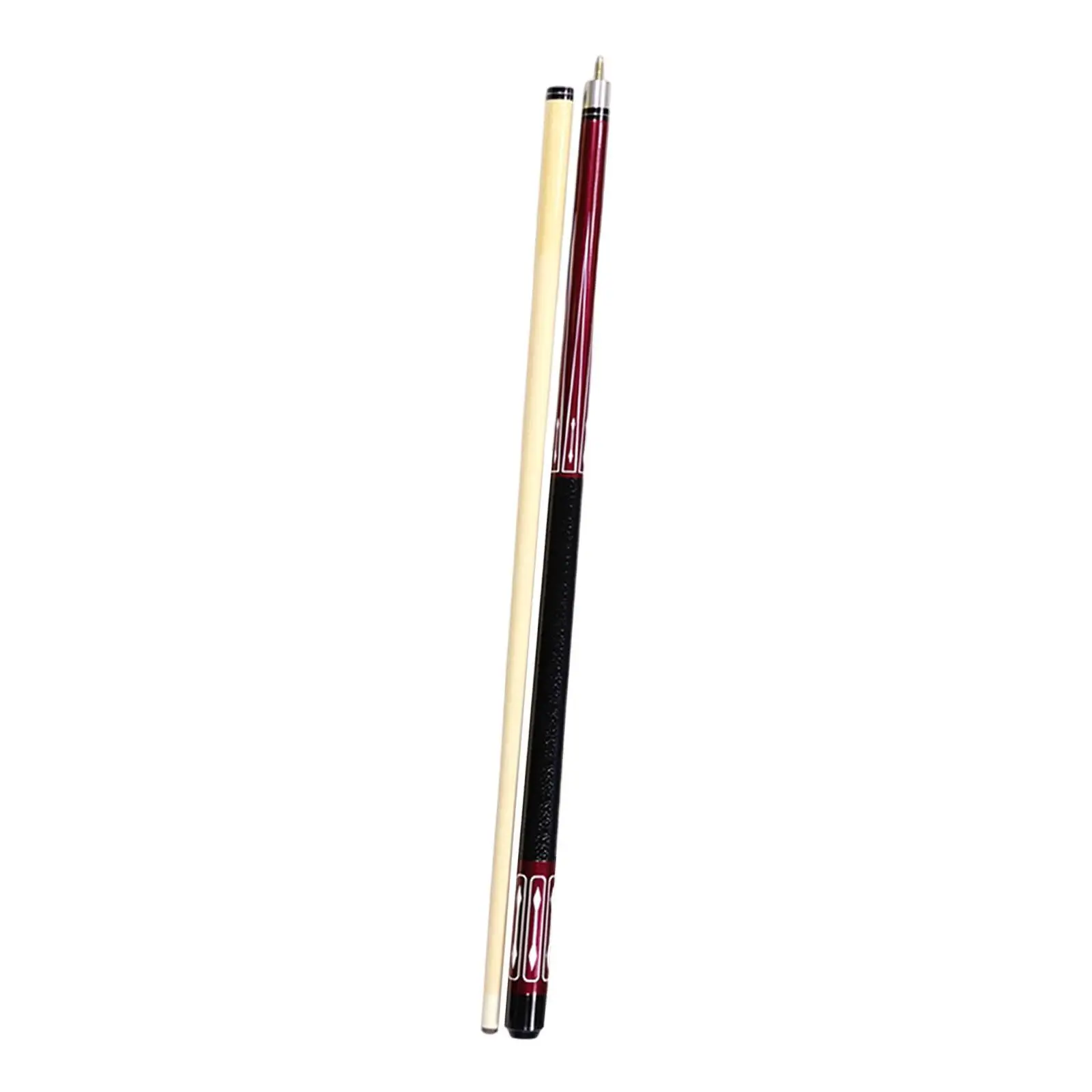 Two Section Split Pool Cue Stick Billiard Rod with Case for Adult Players Home Bar Snooker Accessories Set