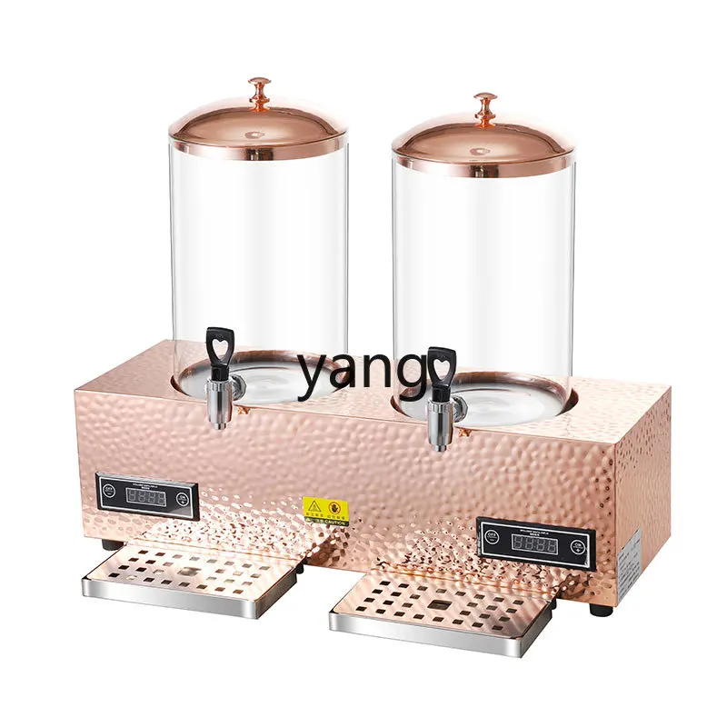 CX buffet milk coffee tripod glass jar electric heating hotel thermal insulation soy milk juice tripod
