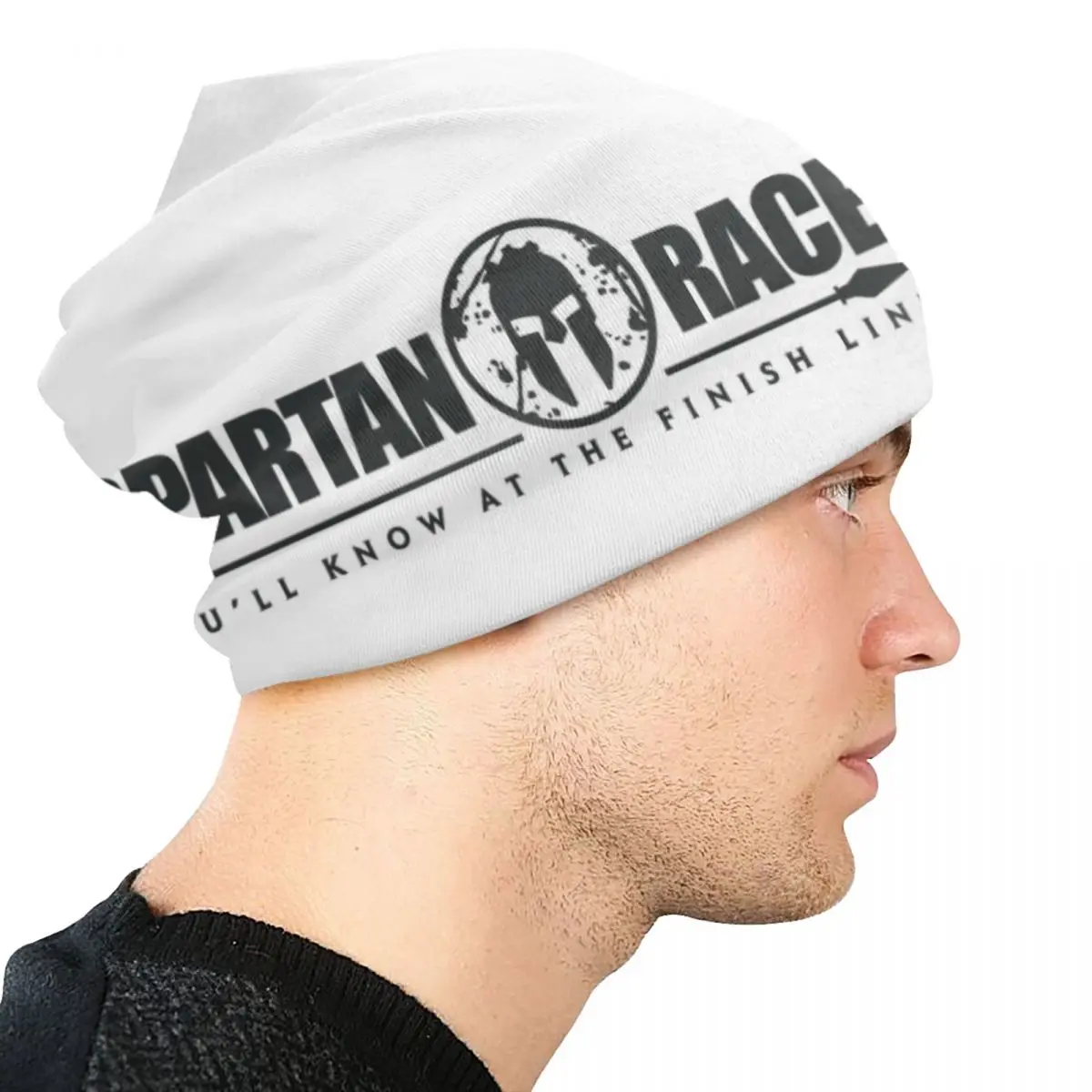 Spartan Race Sparta Spirit Bonnet Hat Knitting Hat Men Women Hip Hop Unisex Warm Winter Beanies Cap