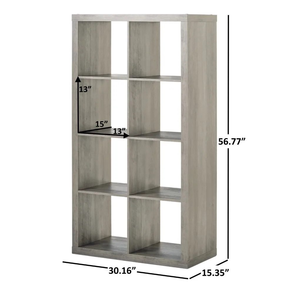 Estante Móveis 8-Cube Storage Organizer, Biblioteca Shelf, Modern Living Room Furniture, Librero Estante & Magazine Racks para Casa