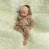 20 인치 소프트 전신 실리콘 다시 태어난 인형 페인트 수제 가짜 신생아 소녀 솔리드 플래티넘 실리콘 장난감 아티스트 수집가 2