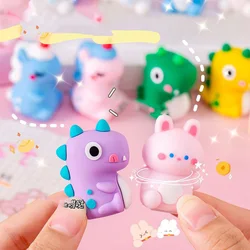 1 Piece Stationery Kawaii Animals Cartoon Pencil Sharpener Office Supplies Gift Kawaii School Accessories with Eraser