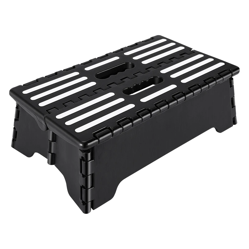 New Non-Slip Small One Step Compact Folding Flat Step Stool Heavy Duty Portable Lightweight Folding Chair