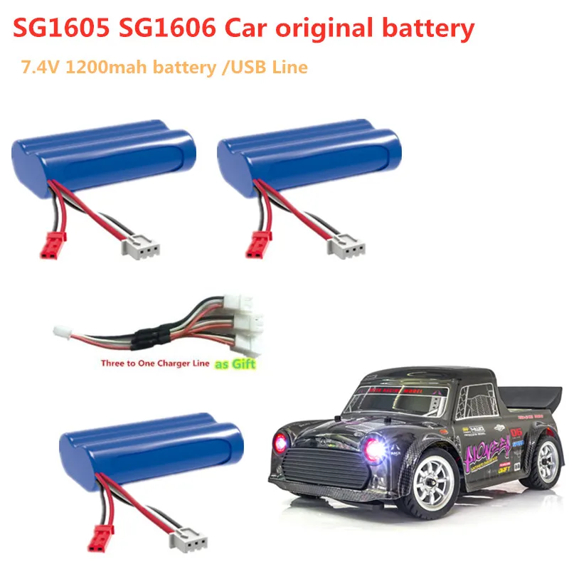 SG1605 RC Car Battery Accessories SG1605 1606 Car Battery SG1606 Racing Car Original Battery SG1605 SG1606 RC Cars Spare Parts