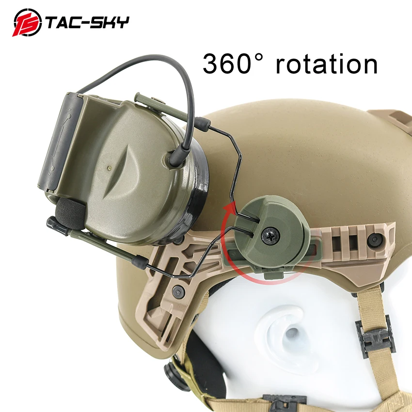 For TEAM Wendy TW 3.0 Tactical Helmet Rail Adapter  Compatible with Peltor Comta Headset