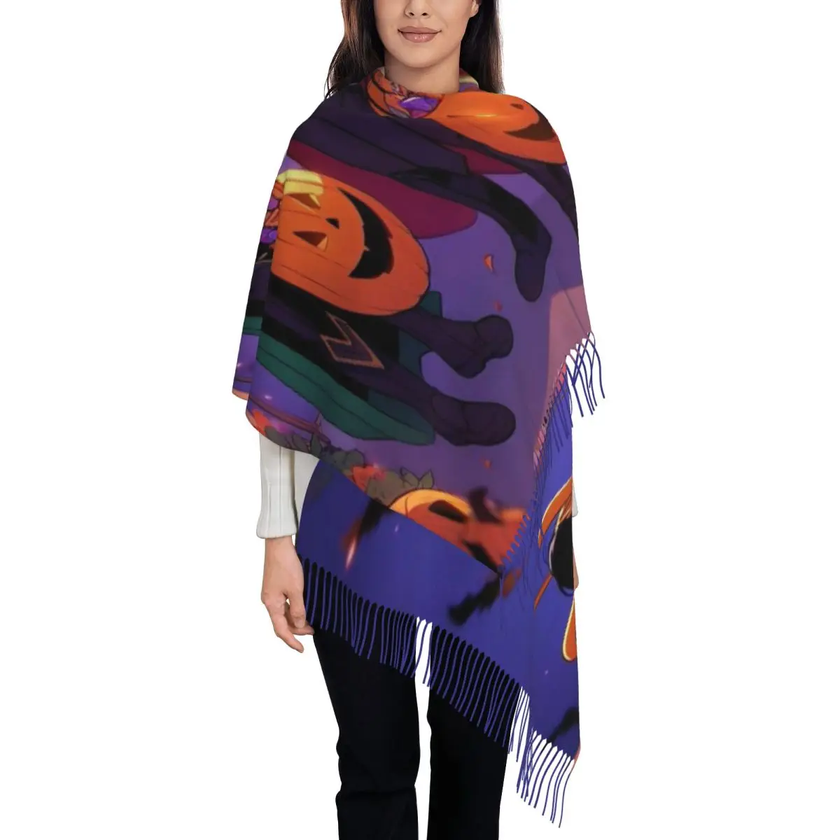 

Шарф Локи на день всех святых на заказ, женские и мужские теплые шарфы на зиму и осень, шаль