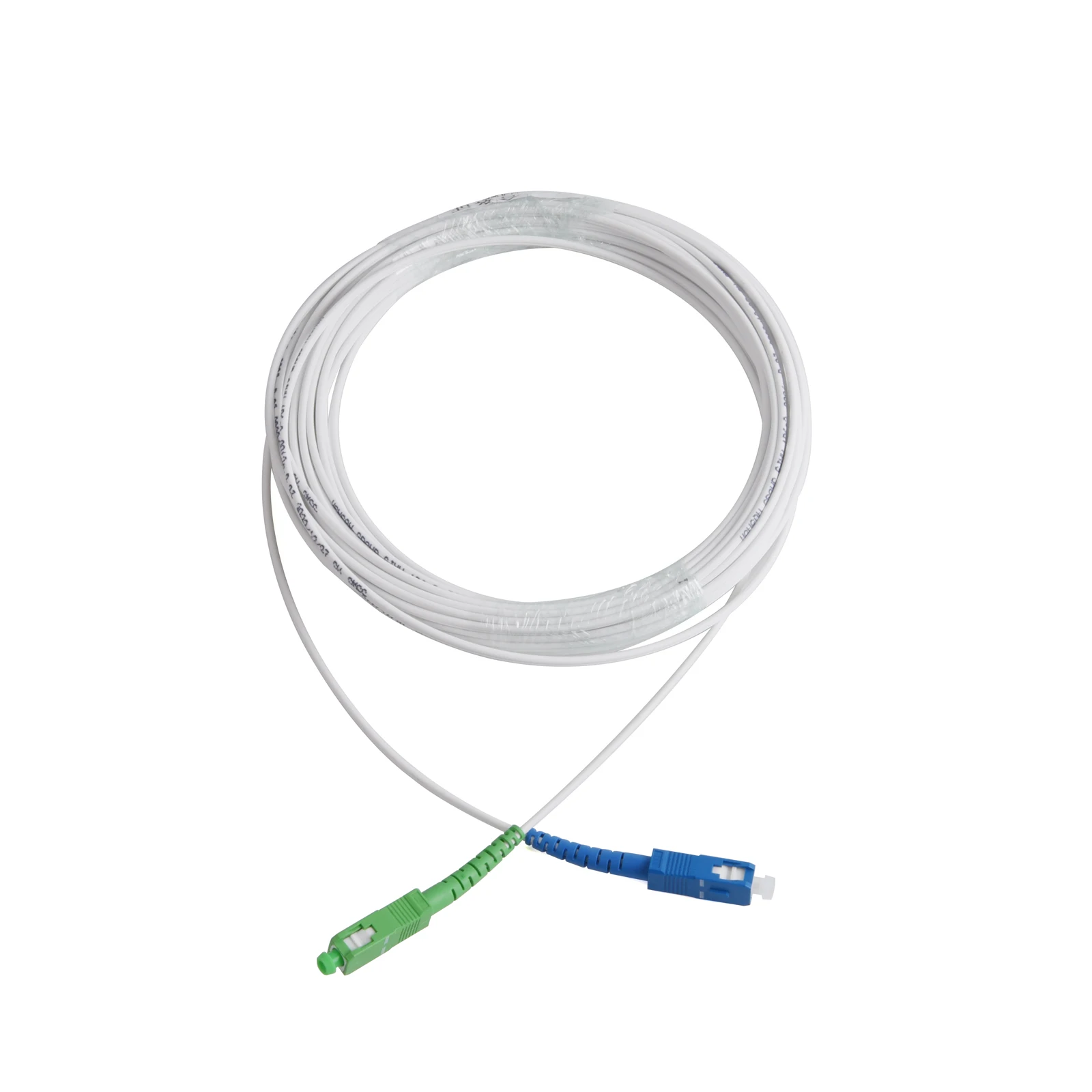 3M/5M/10M/15M/20M/30M Fiber Optic Wire UPC SC to APC SC Optical Single-mode Indoor Extension Cable Simplex Converter Patch Cord