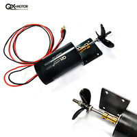 QX Motor 12V 16V Brush Motor 545 50T Underwater Propeller For Unmanned  /  Nesting  Trawler / Remote Boat Toy Parts