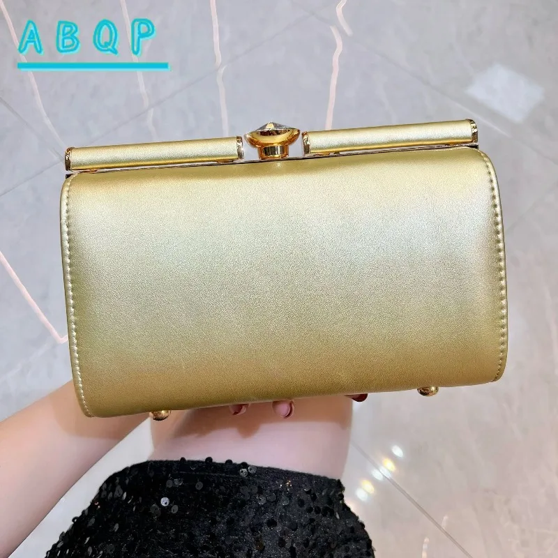 

Новая женская сумка для ужина, роскошная брендовая женская сумка через плечо с бриллиантовой инкрустацией, однотонная модная сумка-мессенджер для банкетов