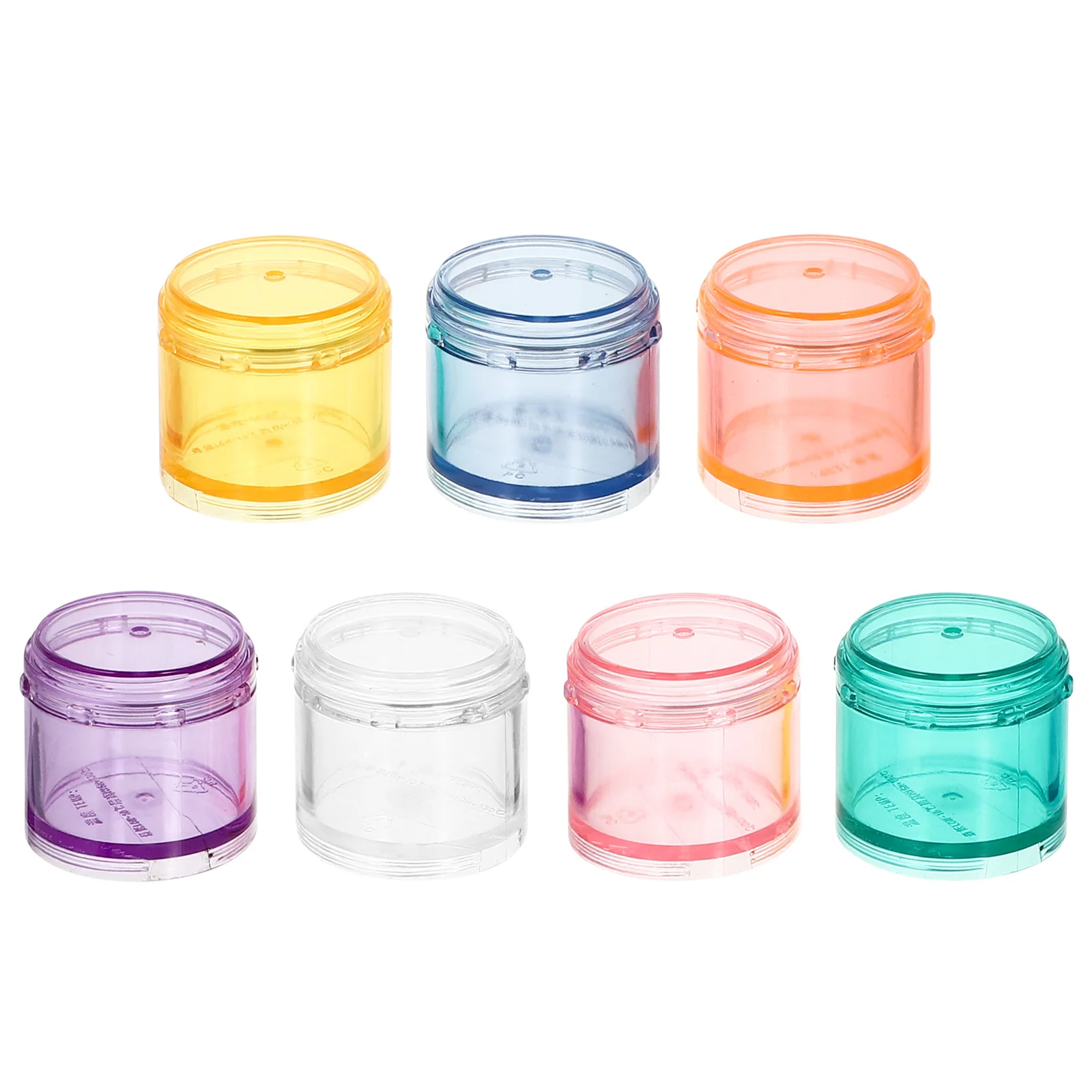 

Portable Weekly Medicine Container 7 Grid Stackable Organizer Multi-Grid Case for Vitamins Tablets Storage Stackable Organizer