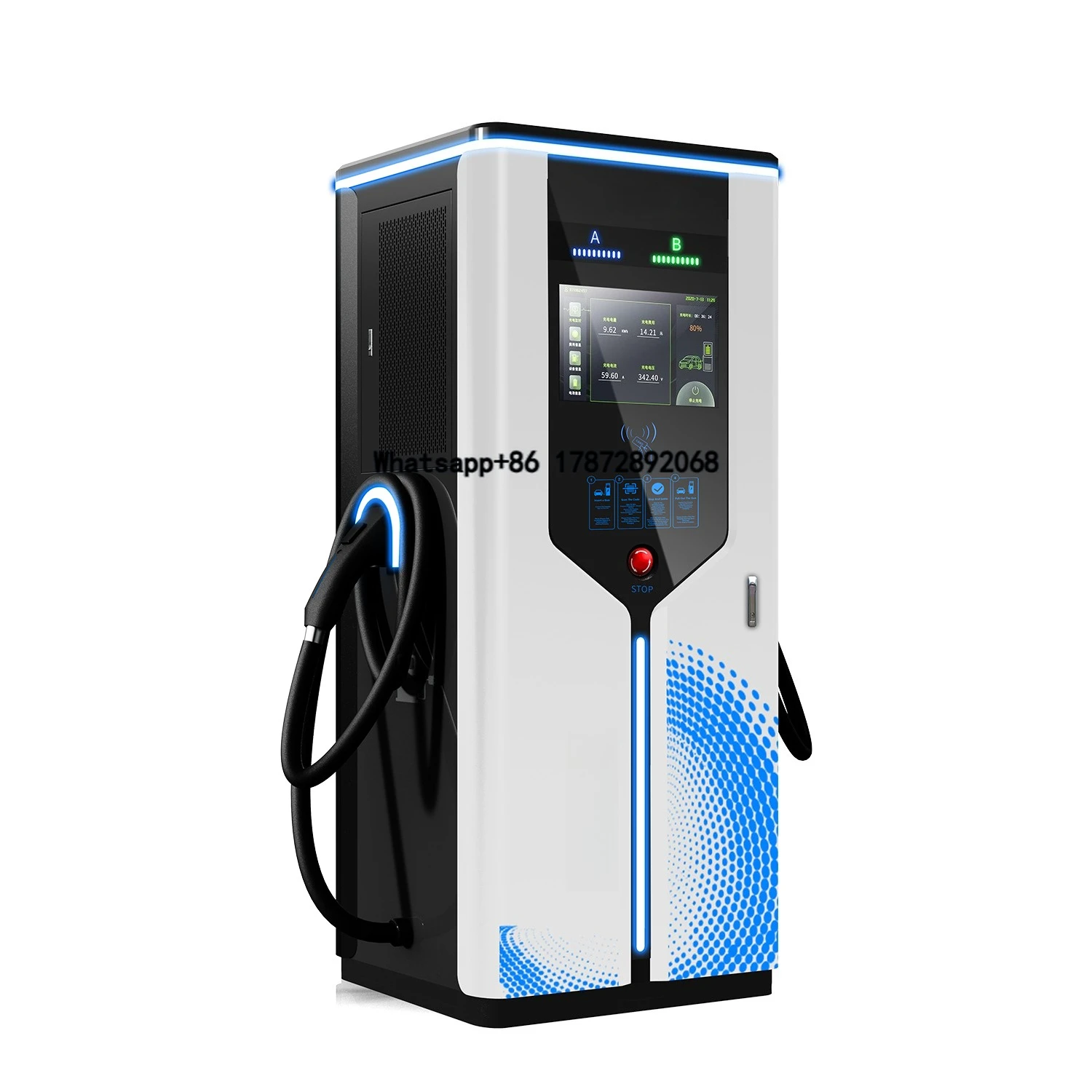 Commercial 180kw Fixed Installation Public EV Charger Electrical Vehicle Ev Dc Fast Charger Electric Car Charging Station