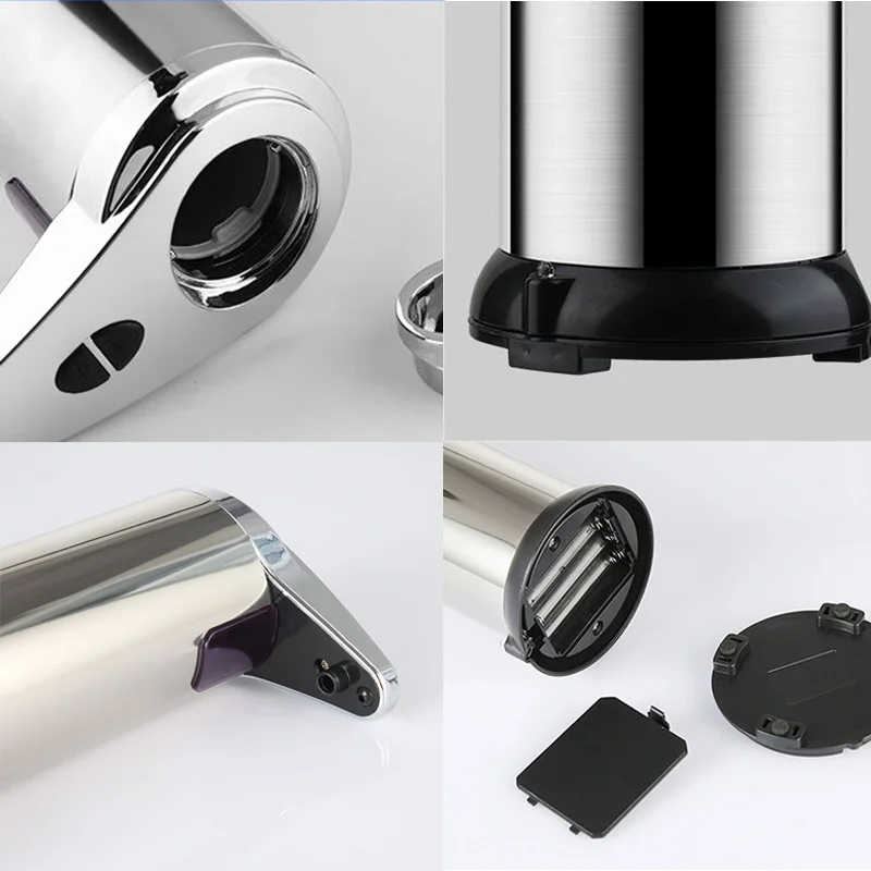 Smart Infrared Hand Washing Liquid Soap Dispenser Automatic Inductive Shampoo Soap Pump Dispenser for Bathroom Kitchen