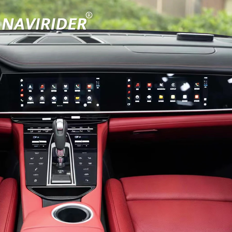 Panel Upgrade For Porsche Panamera 2010 - 2016 Accessories Petrol Diesel Carplay AC Electric Vents Car Center Console Gear Shift