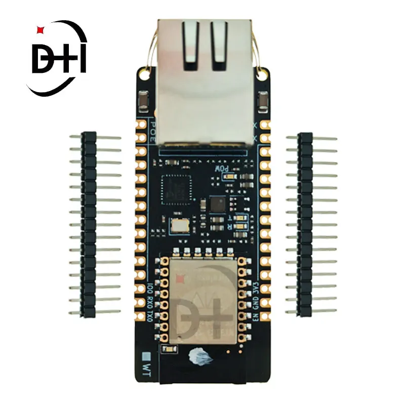 WT32-ETH01-EVO Onboard ESP32-C3 Development Board with Ethernet WIFI Bluetooth 3-In-1 IoT Gateway Convenient Module with POE