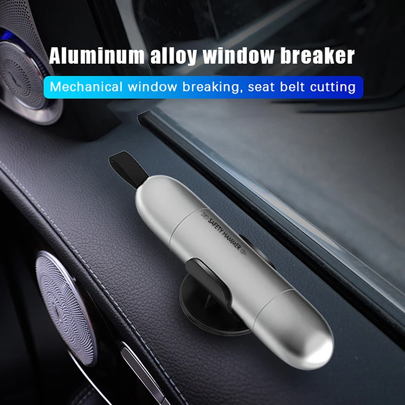 Car Safety Hammer Emergency Escape Hammer High Hardness Window Breaker Rescue Tool Automobile Accessories Seatbelt Cutter