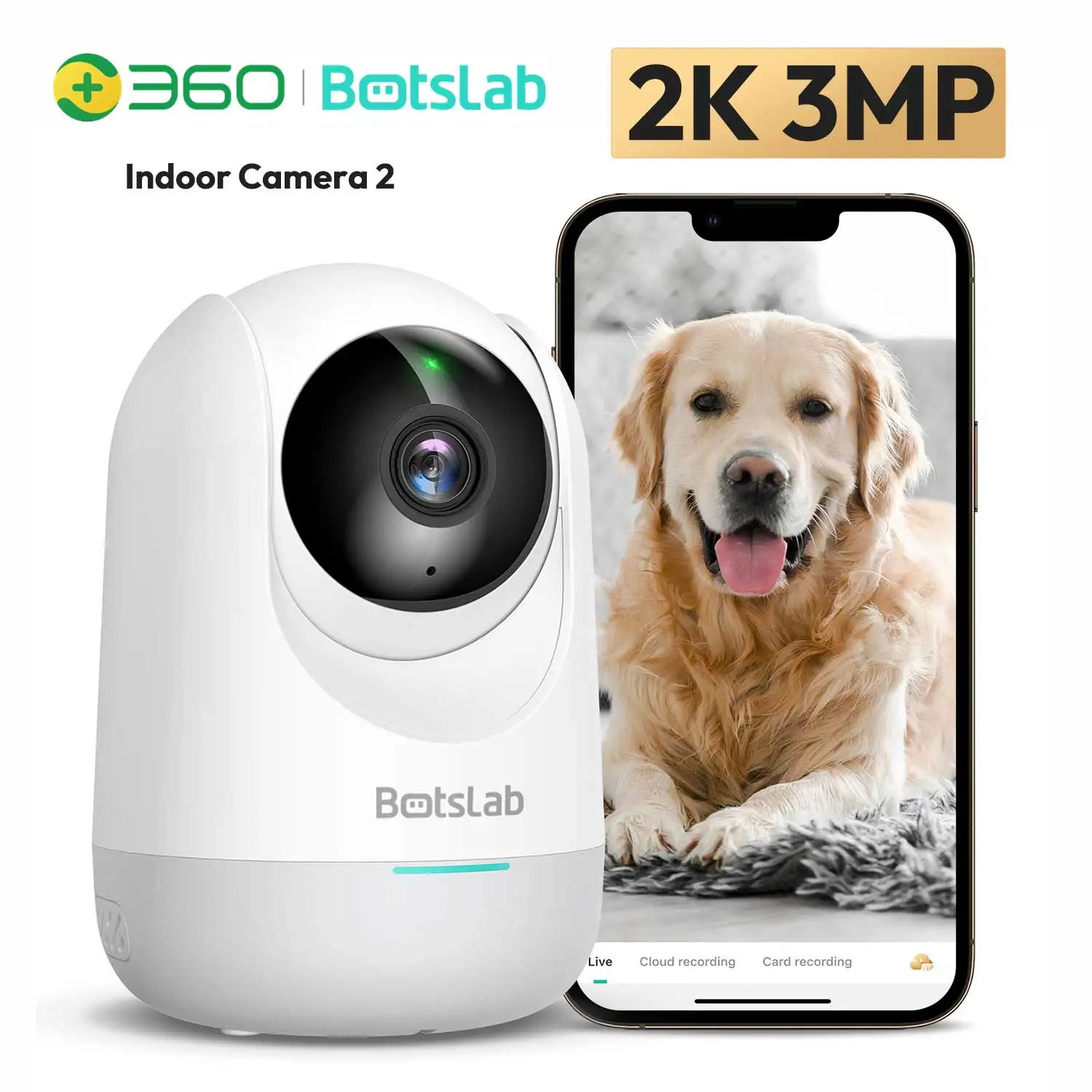 �y�Z�[�����z�{�b�g���u 2K 3MP Wifi PTZ 360 °   �X�}�[�g�Z�L�����e�B�J�����A�����J���� AI �l�Ԍ��o �����ǐ� �i�C�g�r�W����