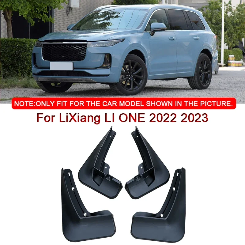 

For LiXiang LI ONE 2022 2023 Car Styling ABS Car Mud Flaps Splash Guard Mudguards MudFlaps Front Rear Fender Auto Accessories