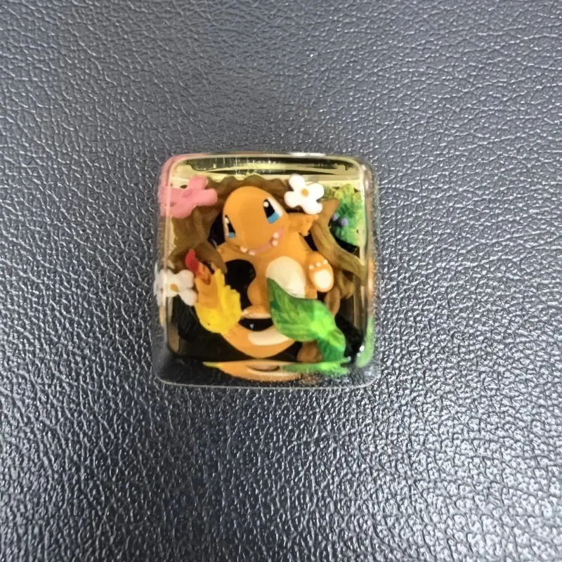 

Pokemon Custom Handwork Resin Keycaps Translucent Keys Anime Figure Exquisite 3D Keycap for Cross Axis Keyboard Gifts