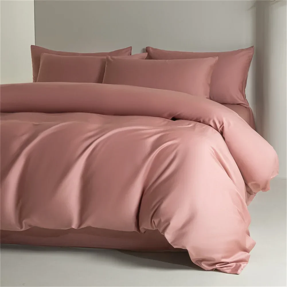 Svetanya 100% Egyptian Cotton Bedding Sets Bed Linens Ru Europe Queen King Family Size Sheet Duvet Cover Pillowcase Solid Color