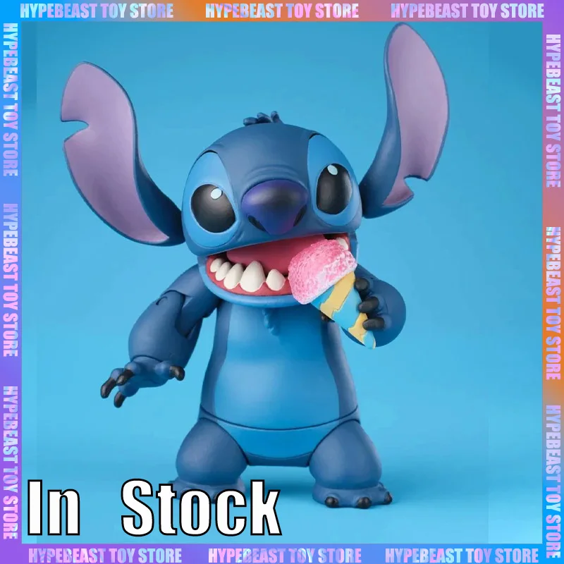 

В наличии 2021, новинка Kaiyodo Stitch, экшн-фигурка Revoltech Stitch, аниме-фигурка Gk, коллекция моделей, детские игрушки, подарки