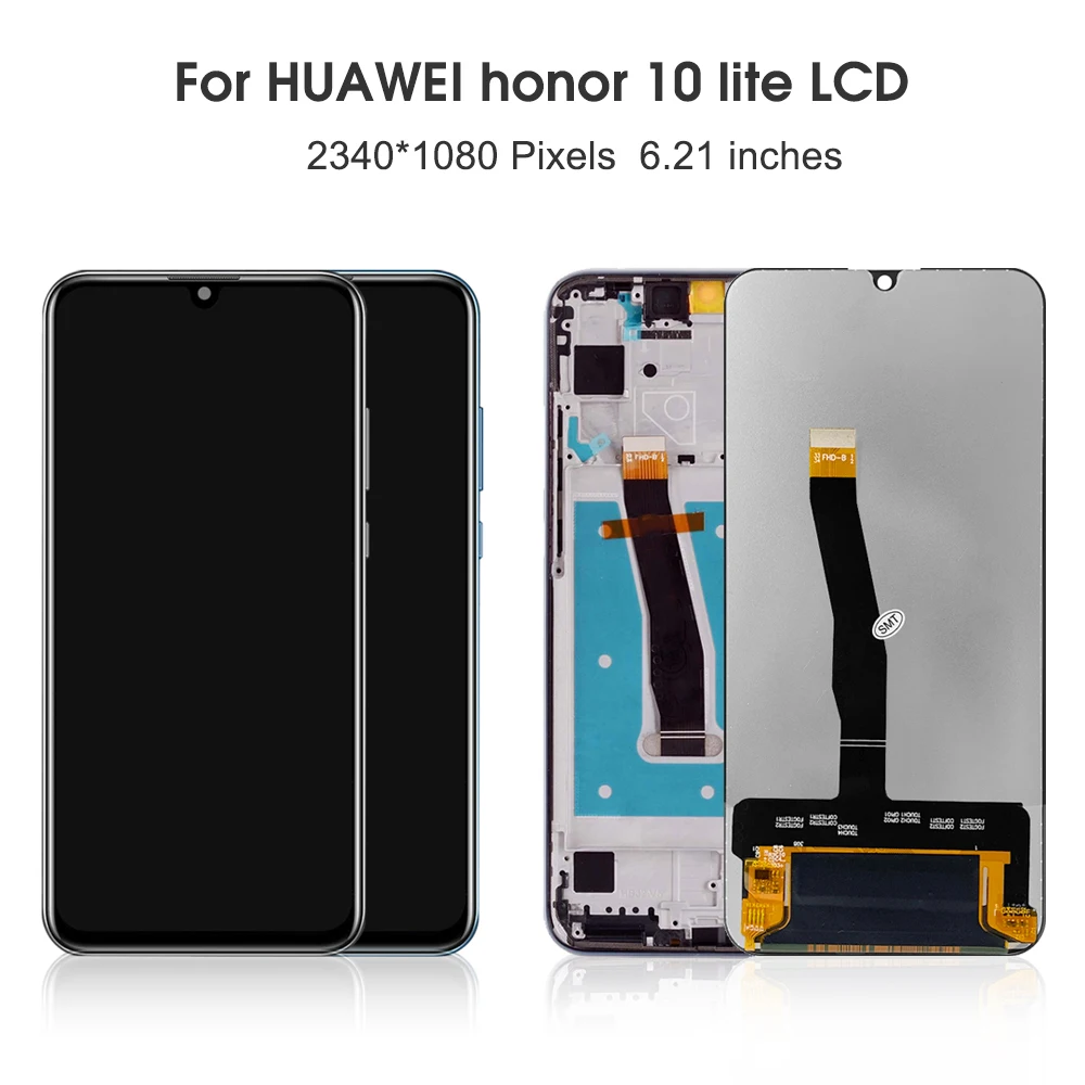 6.21''AMOLED For HUAWEI Honor 10 Lite For Honor 10i HRY-LX1 LX2 LCD Display Touch Screen Digitizer Assembly Replacement