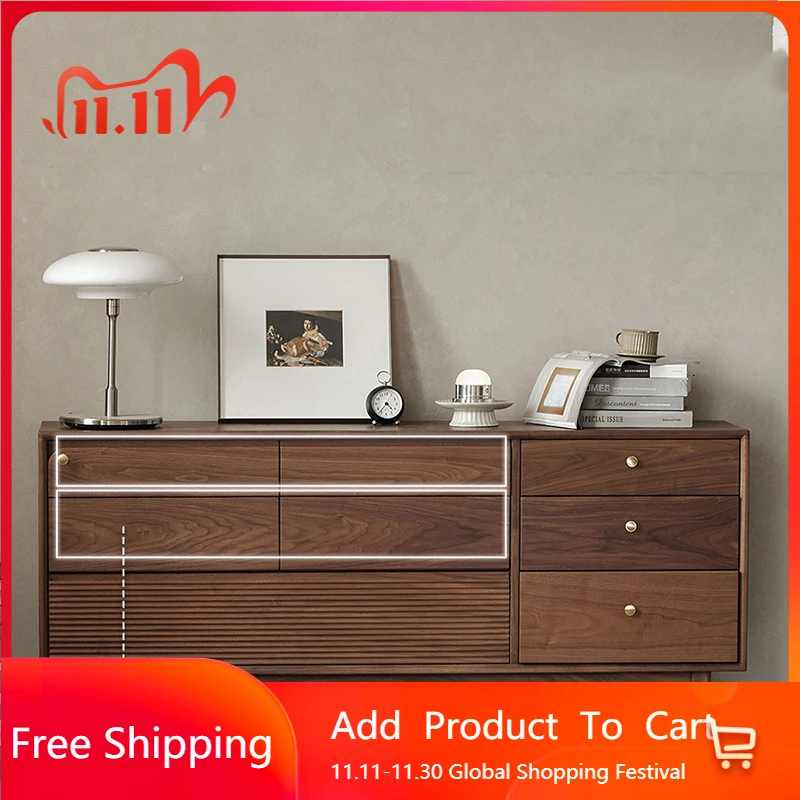 

American Black Cabinets Drawer Standing Living Room Floor Cabinets Modern Storage Vetrinette Da Esposizione Home Furniture