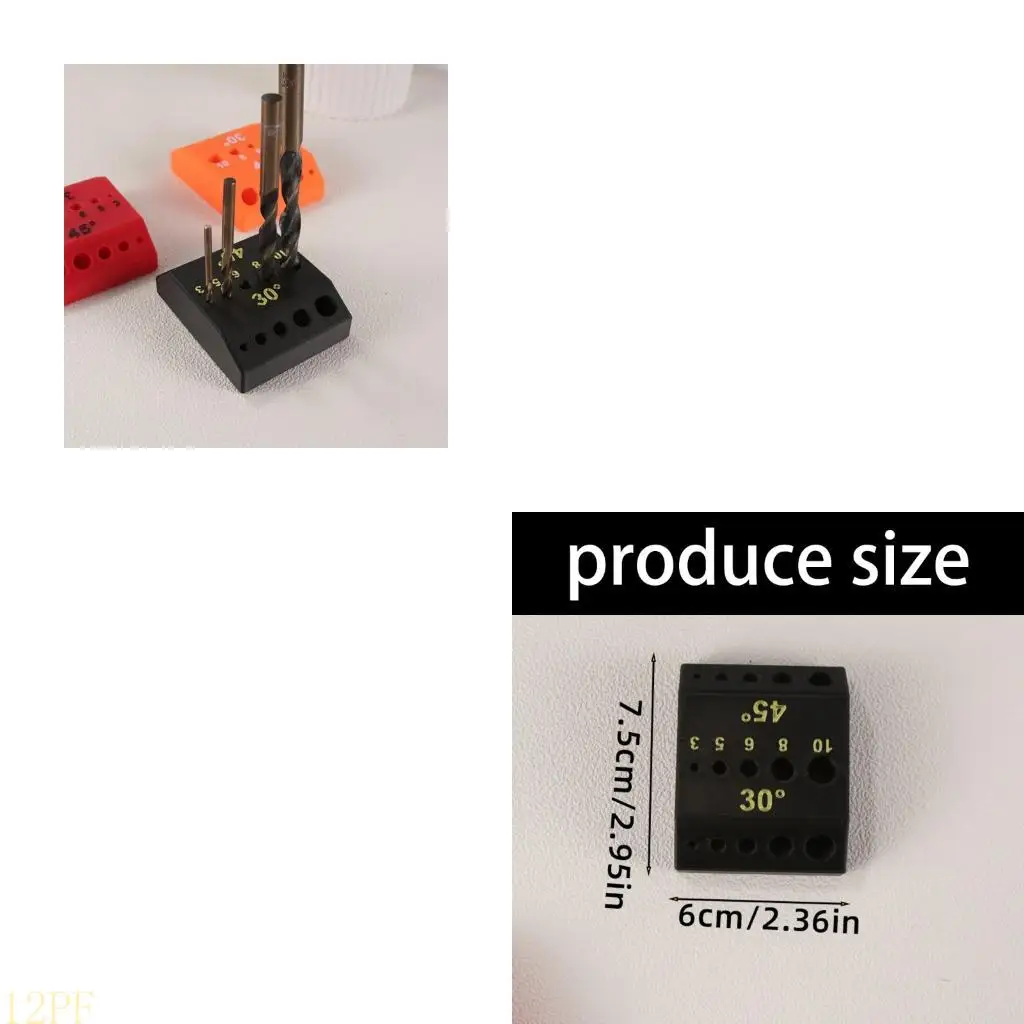 12PF High Accuracy 3D Printed Drill Jigs With Numerical Scale For Accurate Alignment