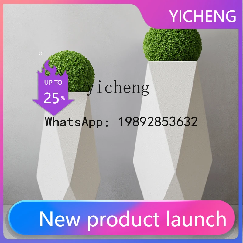 

X2 Floor-standing Large Vase Simple Modern Home Model Room Hotel Sales Office Decoration