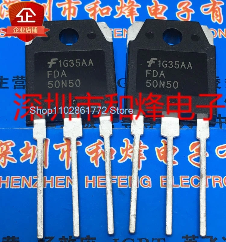 （5PCS/LOT）FDA50N50  TO-3P 500V 48A