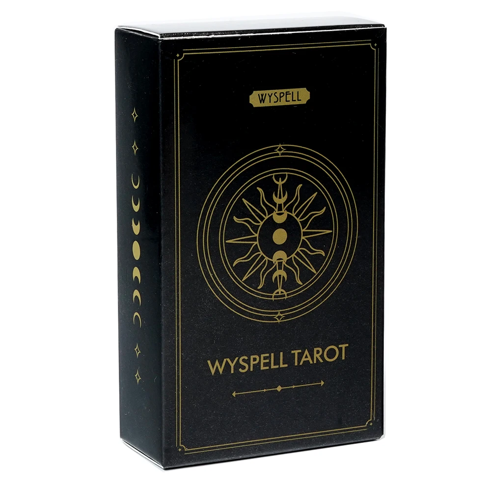 78 Pcs Wyspell Tarot Cards for Beginners Board Game Deck Fortune Telling Family Party Guide Versions Edition