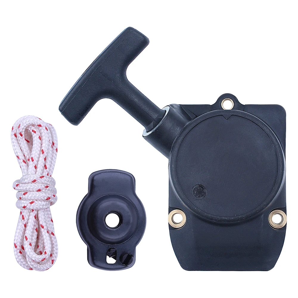 Kit de retroceso de arranque de cuerda de tracción para Stihl FS80 FS85 BG85 FR85 FS75 41371904000 , 1 arrancador de retroceso, 1 x perro de trinquete de arranque, 1 cuerda